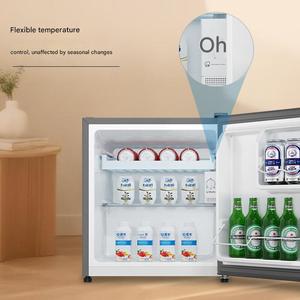 Mini-<span class=keywords><strong>réfrigérateur</strong></span> électrique à porte simple 43L argenté à refroidissement direct et dégivrage manuel pour usage domestique, hôtelier et en dortoir <span class=keywords><strong>Haier</strong></span> Energy - Product Image 5