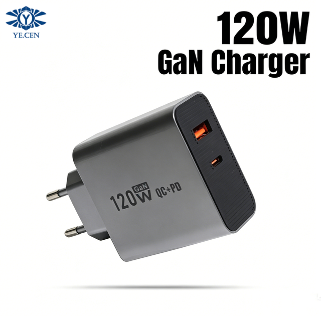 120W 65W GaN Charger PD3.0 PPS QC4.0 Fully Compatible for Samsung S26/S25 S26U T6010 Huawei Usb Type C Super Fast Charger