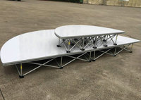 Plataforma Portátil para Conciertos al Aire Libre, Instalación Rápida y Sencilla, Kit Modular para Eventos y Presentaciones, Venta al Por Mayor