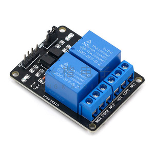 โมดูลรีเลย์ 2 ช่อง 5V 10A 250VAC SPDT ทริกเกอร์ระดับต่ำ บล็อกเทอร์มินัล บอร์ดขยาย I/O - Product Image 2