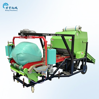 Enrouleuse de balles rondes pour ensilage humide et sec, machine à emballer les balles pour l'alimentation des bovins et des ovins