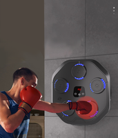 Machine d'entraînement de boxe murale intelligente avec musique, cible de boxe pour enfants et adultes, cibles de frappe pour soulager le stress et l'entraînement