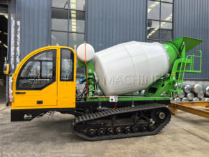 Camion bétonnière mobile sur chenilles Petite bétonnière diesel de haute qualité pour la construction et la construction - Product Image 4