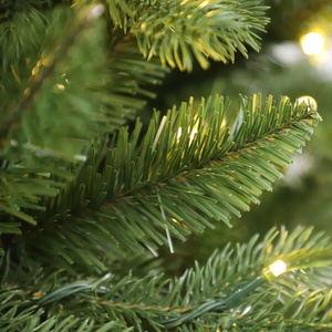 Sapin de Noël Artificiel Pré-Éclairé, Pin Réaliste à Aiguilles Pleines avec Lumières LED Chaudes pour Décoration de Maison 2026, Plusieurs Tailles Disponibles - Product Image 6