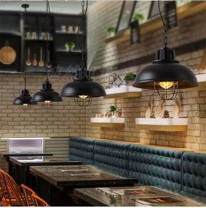 Эдисон в стиле лофт, винтажная промышленная Подвесная лампа в стиле ретро, лампочка E27, металлический оттенок, украшение для ресторана, кафе, бара, подвесной светильник - Product Image 5