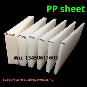 PP bảng màu xám trắng cứng nhựa ván trượt không thấm nước tùy chỉnh dịch vụ cắt - Product Image 2