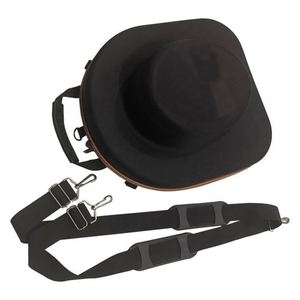 Classic Simple EVA Waterproof Cowboy Fedora <b>Hat</b> Travel Carrier with Zipper Closure - Product Image 6
