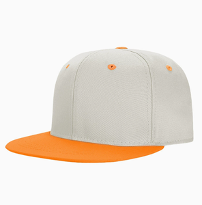 Custom Sporty Vintage <b>Flat</b> Bill Snapback <b>Hats</b> Two Tone <b>Flat</b> Brim Baseball Caps for Unisex - Product Image 1