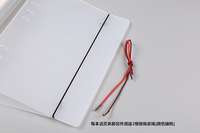 A4 a5 a6 Kunststoff-Aktenordner Budget-Ordner Benutzer definierter Ordner pp Transparenter Notebook-Cover-Ringo rdner pp-Datei ordner für Dokument