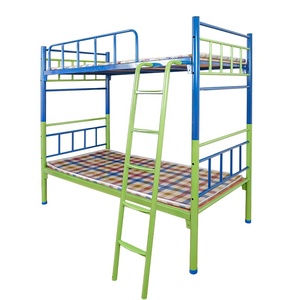 Школьный дом, отель, общежитие, металлический каркас кровати, двухъярусная кровать для школьной мебели, общежитие, чердак-кровать с лестницей - Product Image 2