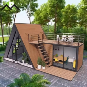 Prefab โมดูลที่ทันสมัยปรับแต่งได้, บ้านพับได้สำหรับห้องอาบแดดสำนักงาน - Product Image 4