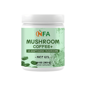 OEM ODM Mushroom Coffee Powder with Mushroom <b>Blend</b> Instant Arabica Coffee Support Gut Brain Health Energy Immunity Focus Mood - Product Image 1