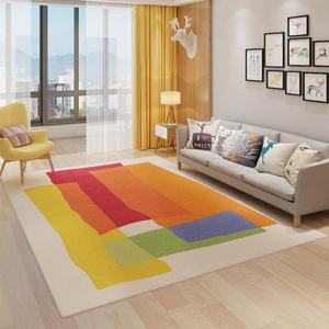 Tapis rectangulaire en fausse fourrure de cachemire inspiré de la dopamine, en fibre de polyester, design contemporain, pour salon, chambre, hôtel - Product Image 2