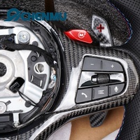 Volant personnalisé en fibre de carbone avec LED pour modèles BMW G 3 4 5 6 7 8 Series G01 G02 G05 G20 G30 G80 G87 M3 M4 G38 G42 G22 G10