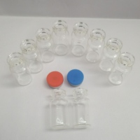 Flacons en verre pour injection pharmaceutique transparents ambrés de 2 ml
