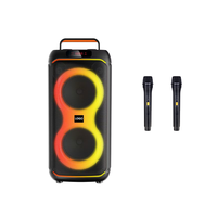 Speaker Bluetooth Portabel Daya Tinggi Tahan Air Bass Berat Nirkabel untuk Luar Ruangan dengan Mikrofon