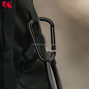 Petit mousqueton porte-clés Clip multi-usage escalade mousqueton crochet Camping randonnée D anneau Caribeener 2.38 "pince mousqueton en aluminium - Product Image 3