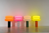 Lampe de table sans fil 3W à intensité variable en forme de hamburger, design mignon, pour la maison, le salon, veilleuse LED avec prise USB