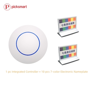 Étiquette de rayon électronique sans fil 7 couleurs (double face) Étiquette numérique intelligente pour bureau <span class=keywords><strong>ESL</strong></span> Système d'accès facile (EAS) - Product Image 2