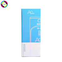 Boîte en carton à fond plat avec estampage holographique laser haut de gamme, conception personnalisée pour l'emballage des appareils électroniques grand public