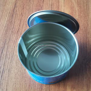 Barattolo di latta personalizzato con stampa bianca per alimenti lattine di metallo vuoto con coperchio aperto facile per carne, verdure salsa di frutta barattoli di marmellata - Product Image 6