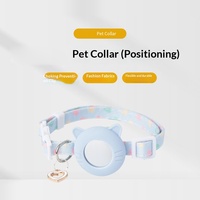 Collier de localisation anti-perte pour chat en silicone avec boucle anti-suffocation réglable et déverrouillage rapide
