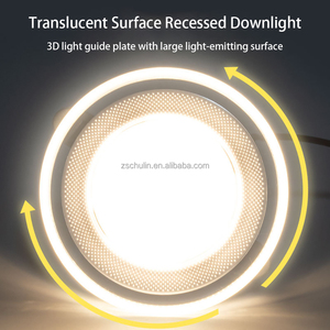 <span class=keywords><strong>Downlight</strong></span> LED Empotrable de 220V <span class=keywords><strong>5W</strong></span> 7W Ultrafino Brillante con Tres Colores Atenuables para Sala de Estar, Hogar, Restaurante, <span class=keywords><strong>Downlight</strong></span> LED de Techo - Product Image 2