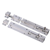 Loquet à barillet poli en acier inoxydable 304 de 6 pouces (35 mm x 154 mm) avec plaque de maintien pour armoire et porte