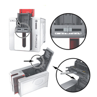 Imprimante de cartes d'identité en PVC Evolis Primacy 2 effaçable simple/double face avec impression de sécurité UV état neuf