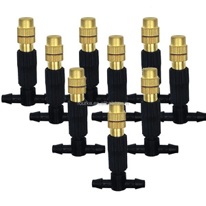 Sistema de Nebulización y Enfriamiento para Exteriores de 5M-30M, Riego de Jardín, <span class=keywords><strong>Boquillas</strong></span> Atomizadoras de Latón de 1/4'', Manguera de 4/7mm para Patio e Invernadero - Product Image 4