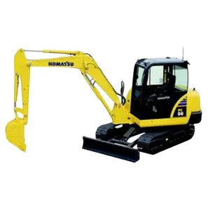 Japan KOMATSU Pc56 Used excavators 5ton pc56-7 mini excavator for cheap price in shanghai Lusaka Kigali Kampala Addis Ababa