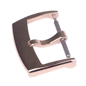 Fermoir de <span class=keywords><strong>montre</strong></span> en acier inoxydable Boucle Tang 14mm 16mm Or rose Argent pour bracelet de <span class=keywords><strong>montre</strong></span> <span class=keywords><strong>Chopard</strong></span> de <span class=keywords><strong>luxe</strong></span> - Product Image 4