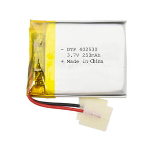 402530 250mAh <strong>3</strong>,7 volt lithium-polymer battery - Product Image 1