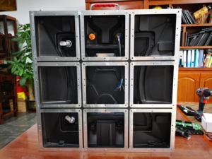 Armadio in alluminio pressofuso 576mm * 576mm in stile indiano per schermo interno P3 - Product Image 5