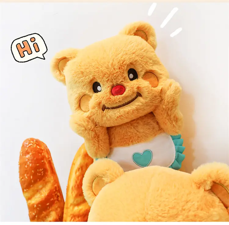 Tk Hot Selling Kawaii Teddybeer Speelgoed Knuffel Pluches Thaise Boter Gele Beer Super Schattige Lap Baby Kids Speelgoed Kerstmis Cadeau