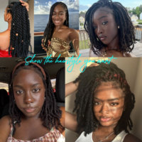 Cheveux Afro Kinky 4C Mixtes en Vrac 20 Pouces 100g Texture Naturelle Extension de Cheveux à Tresser Vente en Gros ANNA