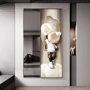 Quadro Decorativo Moderno Minimalista di Alta Qualità <span class=keywords><strong>con</strong></span> Specchio Nascosto a Figura Intera, Design Artistico da <span class=keywords><strong>Parete</strong></span> - Product Image 4