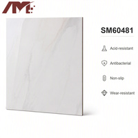 Carreaux de sol en céramique antidérapants à motif diamant 600x600mm résistants à l'usure pour l'intérieur du salon