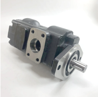 Pompa gear Pump kembar 37/33 CCR pompa Pilot Backhoe ekskavator 332-F9031