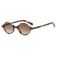 Lunettes de soleil demi-cerclées à clous ronds, nouvelle tendance 2024, protection UV400 pour femmes