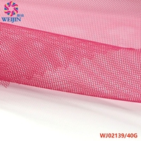Tissu en maille power tricoté chaîne, 100% Nylon/Polyester, 40 g/m², super doux, léger et respirant, pour robes, avec broderie et teinture, en gros