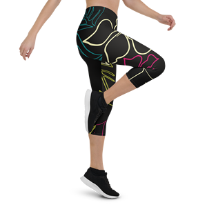 Leggings Capri CoastFlex Neri Aloha da Donna - Product Image 5