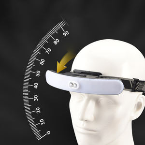 Linterna <span class=keywords><strong>frontal</strong></span> para maquillaje permanente, luz LED superbrillante para tatuaje de uñas y cuidado de la piel, recargable por USB - Product Image 1