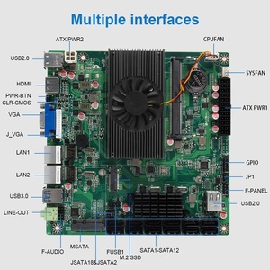 N5095 NAS ITX <b>Motherboard</b> 12X7Pin Supports DDR4 16G SODIMM PCIE3.0 2X M.2 SSD VGA HD Industrial Server <b>Computer</b> N5095 Nas Mother - Product Image 5