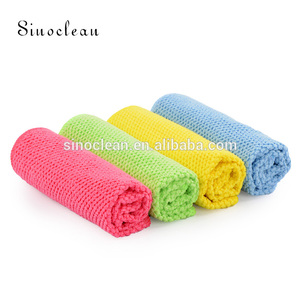 China personalizar las tareas domésticas de microfibra trapos lavado limpieza secado toalla paños de limpieza de <span class=keywords><strong>la</strong></span> cocina - Product Image 6