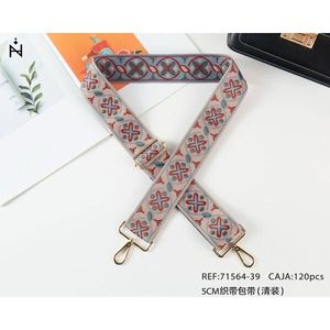 5Cm <b>Webbing</b> Strap For Bag With Embroidered Pattern Crossbody Use - Product Image 3