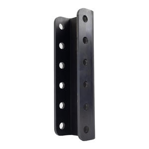 Bracket Saluran Baja Adjustable 6 Lubang untuk <span class=keywords><strong>Coupler</strong></span> Trailer 13000LBS, Baja Q235, Warna Hitam, Kondisi Baru - Product Image 1