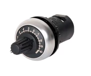 Potentiomètre rotatif M22-R2K2 neuf, 2200 ohms, 0,5 VA, 250 V, linéaire 10 %, découpe 22,5 mm, IP66, fixation par vis, industriel - Product Image 4