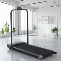 Tapis de course électrique pliable professionnel personnalisé avec écran LED et inclinaison manuelle pour la maison