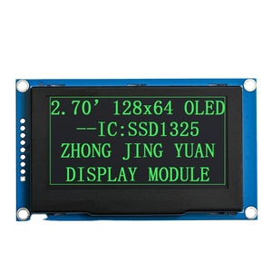 Pantalla OLED Monocromática de 2.7 Pulgadas, Resolución 128x64, Controlador SSD1325, Interfaz SPI, Módulo de Pantalla OLED PCBA - Product Image 3